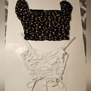 Both are small crop tops